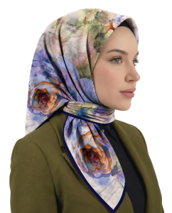 Cappio Watercolor Rose Soft Eşarp 1009-3