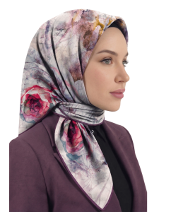 Cappio Watercolor Rose Soft Eşarp 1009-4