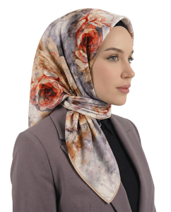 Cappio Watercolor Rose Soft Eşarp 1009-6
