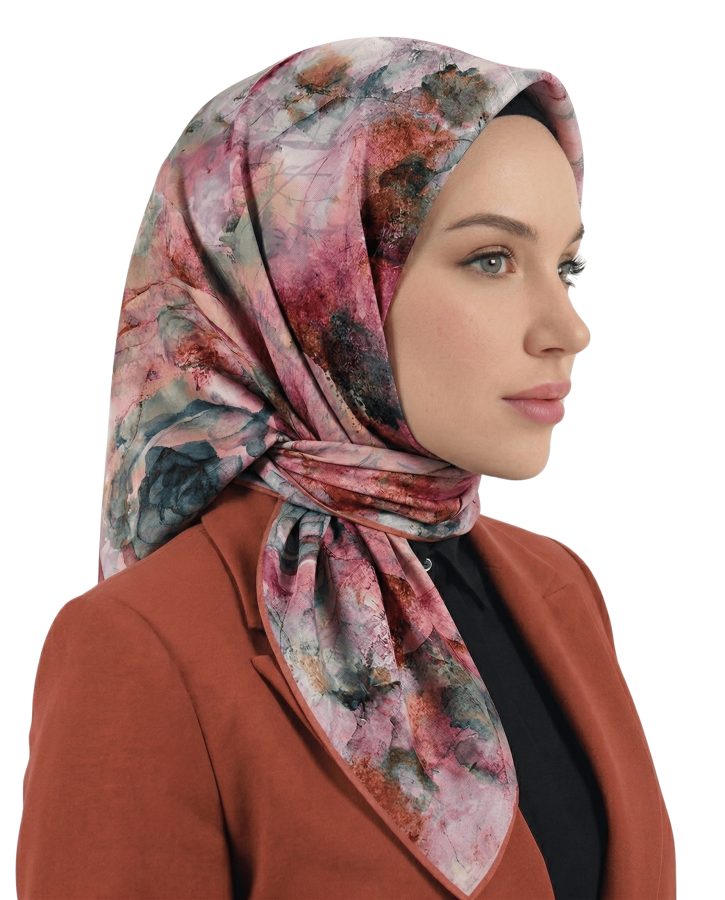 Cappio Watercolor Rose Soft Eşarp 1009-10