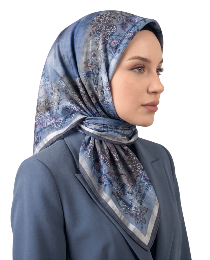 Cappio Shadow Florals Soft Eşarp 1017-2