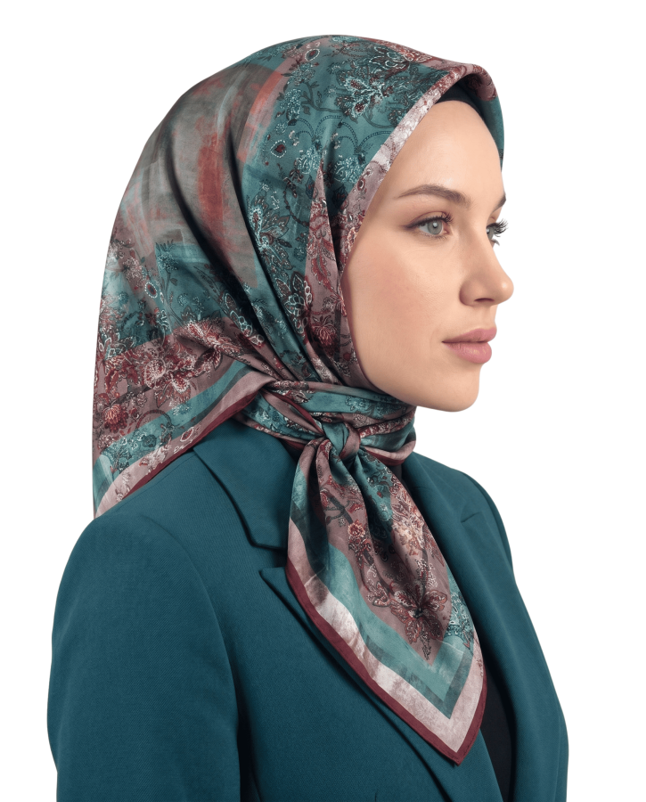 Cappio Shadow Florals Soft Eşarp 1017-7