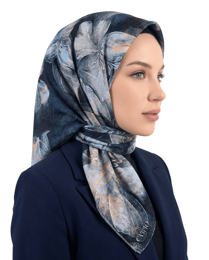 Cappio Sapphire Leaf Delux Soft Eşarp 1021-4