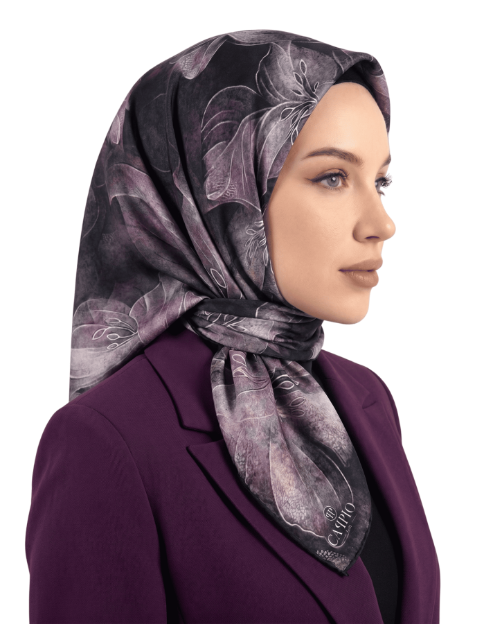 Cappio Sapphire Leaf Delux Soft Eşarp 1021-2