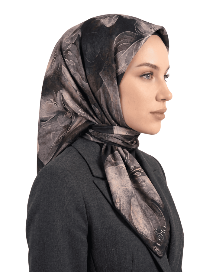 Cappio Sapphire Leaf Delux Soft Eşarp 1021-13