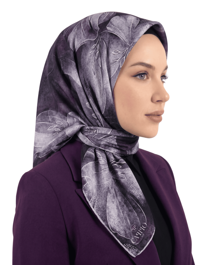 Cappio Sapphire Leaf Delux Soft Eşarp 1021-12