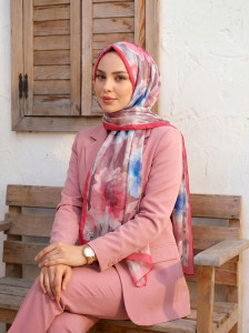 Cappio Rose Splash Soft Şal 2002-3